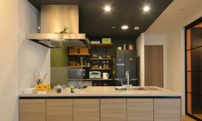キッチンアクセントクロス｜新築でもリフォーム：輸入壁紙で自分だけの特別な空間を作る方法
