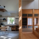 ヌヌノイエ　―自然豊かな地への移住・戸建リノベーションの写真 ダイニングキッチンとこあがり