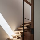 蓮沼の家_旗竿地に建つ光の美しい住まいの写真 階段