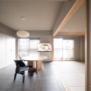 ホテルのような空間に日本の伝統美と温もりを加えたリノベーションの写真 和室