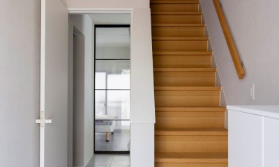 階段｜栗東の家リノベーション(住み継いだ家)