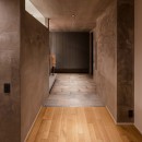 余白のある空間との繋がり　和歌山橋本の家の写真 玄関
