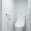 時間の経過した新しさ　彦根野良田の家の写真 トイレ