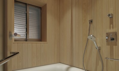 POPO house〜愛犬と暮らすリノベーション〜 (浴室)