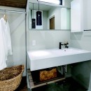 ASOLIE認定物件　 モデルハウス　～大空間の吹き抜けのある贅沢な暮らし～の写真 洗面