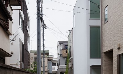 豪徳寺の住宅 (外観)