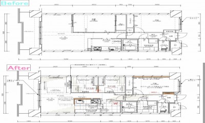 費用を最大限抑えて、部屋数を増やす (２LDKだったマンションに２つの子ども部屋を)