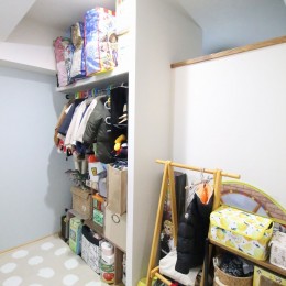 費用を最大限抑えて、部屋数を増やす (２LDKだったマンションに２つの子ども部屋を)