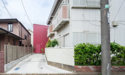 練馬の家　／　路地のスリット