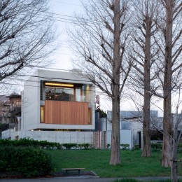 北摂の事務所兼住宅 (外観)