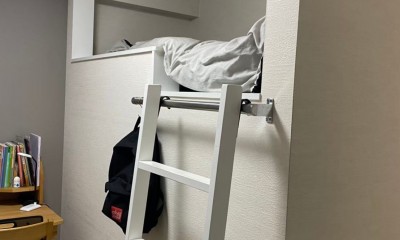 家族が繋がるオープンな空間 (子ども部屋)