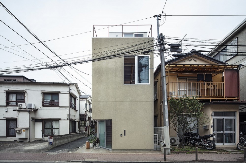 まちと住む、立体的なワンルームの家（氷川町） (外観2)