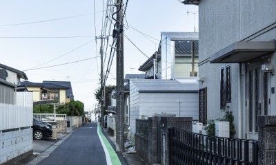 すべての部屋につながる明るい大きな廊下がある家（おおたかの森の住宅） (外観4)