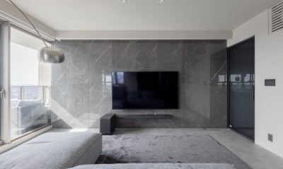 グレイッシュトーンが生み出す上質な空間 - マンションリノベーション