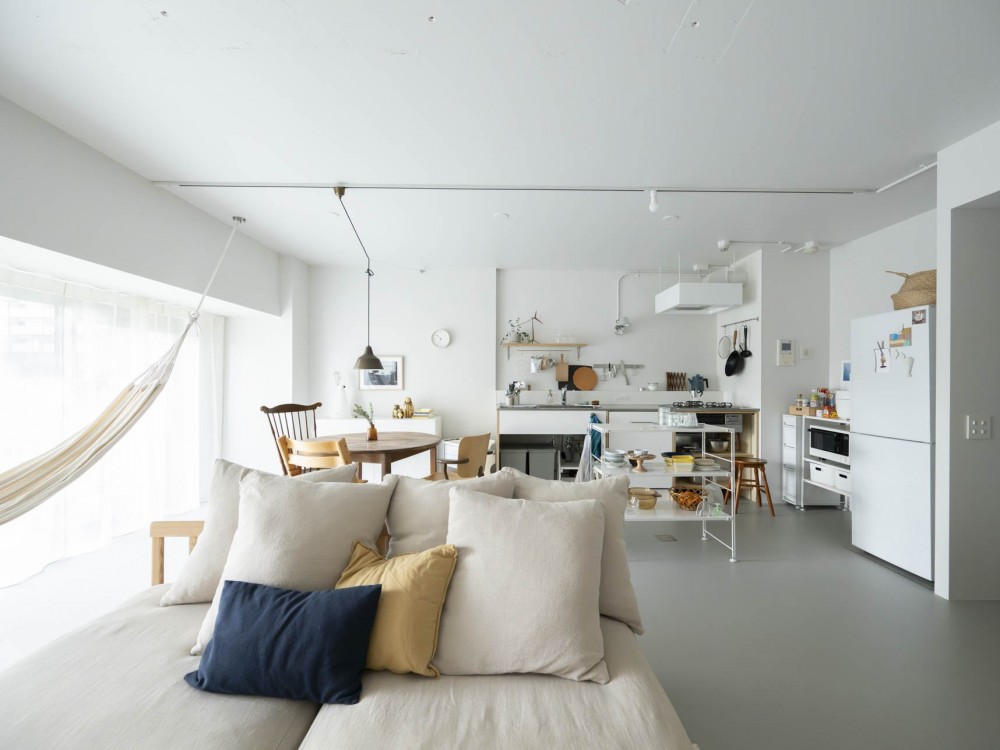 つながり溶けこむ住まい - マンションリノベーション事例|SUVACO(スバコ)