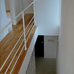 借景を取り込む家 (階段)