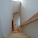 「狭小地域の家＠現代京町家」の写真 階段