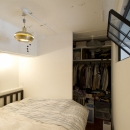 LDKをできるだけ広く。その分寝室は最小限の広さにの写真 ベッドルーム