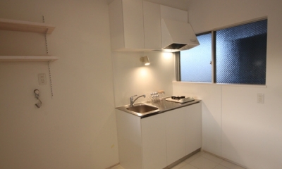キッチン｜@ajito～白い壁と白い床～