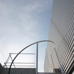 横浜のコートハウス (螺旋階段上)