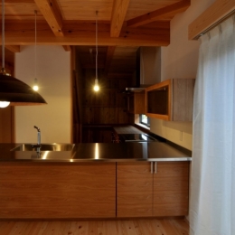 八百津の木組み-キッチン