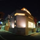 目黒の二世帯住宅の写真 夜景