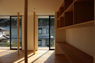 二階リビング (金沢文庫の家)