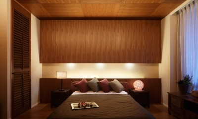 リゾートホテルのような贅沢空間 (寝室)