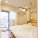 東京都I様邸 ～体で感じる自然素材の住まい～の写真 ベッドルーム