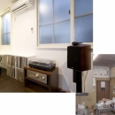 リフォーム・リノベーション(築４５年･･･昭和の家を気分も一新)の写真 書斎コーナーのあるオーディオルーム