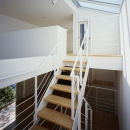 西久保の家～竹屏風の家の写真 階段