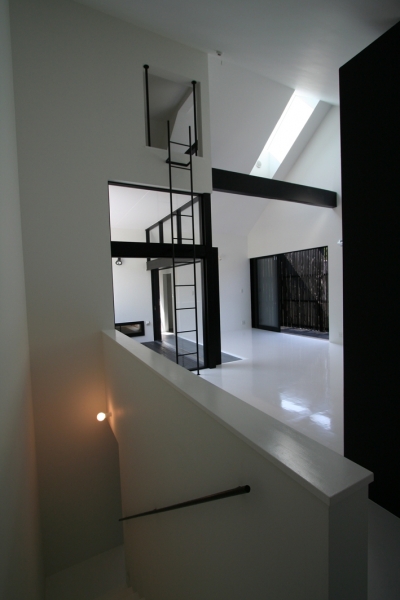 階段 (鳥取のミニマルデザインの家　OUCHI-02)