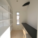 仙台　SOHOの家　OUCHI-18の写真 家事室・作り付け収納棚