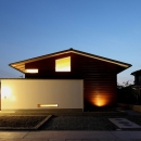 一色白山の家 | house of ishikihakusanの写真 外観夜景
