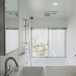昭和のコートハウス-洗面／浴室