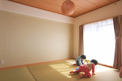 和室 (練馬区　M邸　穏やかな陽の当たるリビング・ダイニング)