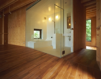 浴室（撮影：淺川敏） (材木座の家)