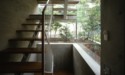 階段（撮影：淺川敏）｜代々木西原の家