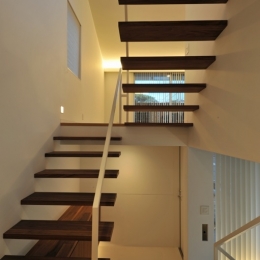 下井草の家-2-階段