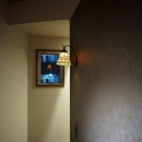神泉リノベーション（東京都目黒区S邸）の写真 ベッドルームの照明（撮影：樽井利和）