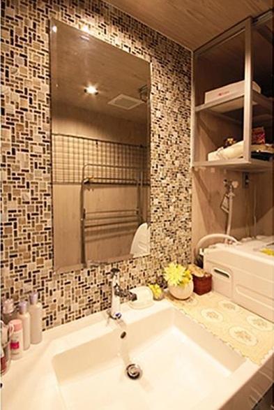 その他事例：洗面室（渋谷区　　ヴィンテージ感溢れるデザインと快適性の両立）