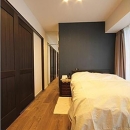 渋谷区　　ヴィンテージ感溢れるデザインと快適性の両立の写真 寝室
