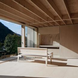 タテカグの家　-建築・内装・家具のトータルデザイン住宅--リビングの眺め