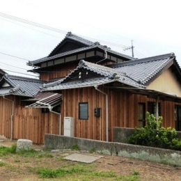 『江田島の家』築70年古民家のリノベーション-ウッディな和風外観