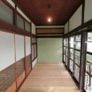 『江田島の家』築70年古民家のリノベーションの写真 開放的な2階広縁