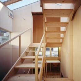 カテナハウス　―戸建て住宅リノベーションー (階段)