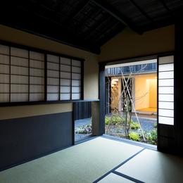 o house (茶室から中庭を見る（撮影：© 村井 勇）)
