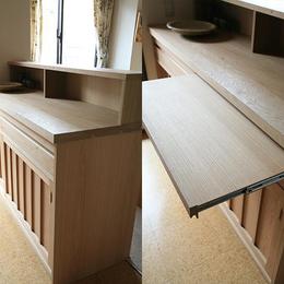 K邸-キッチン収納&作業台スペース